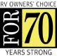RV Owners Choice for 60 years